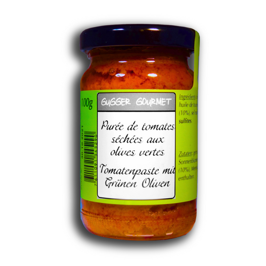 Purée de tomates séchées aux olives vertes 100g