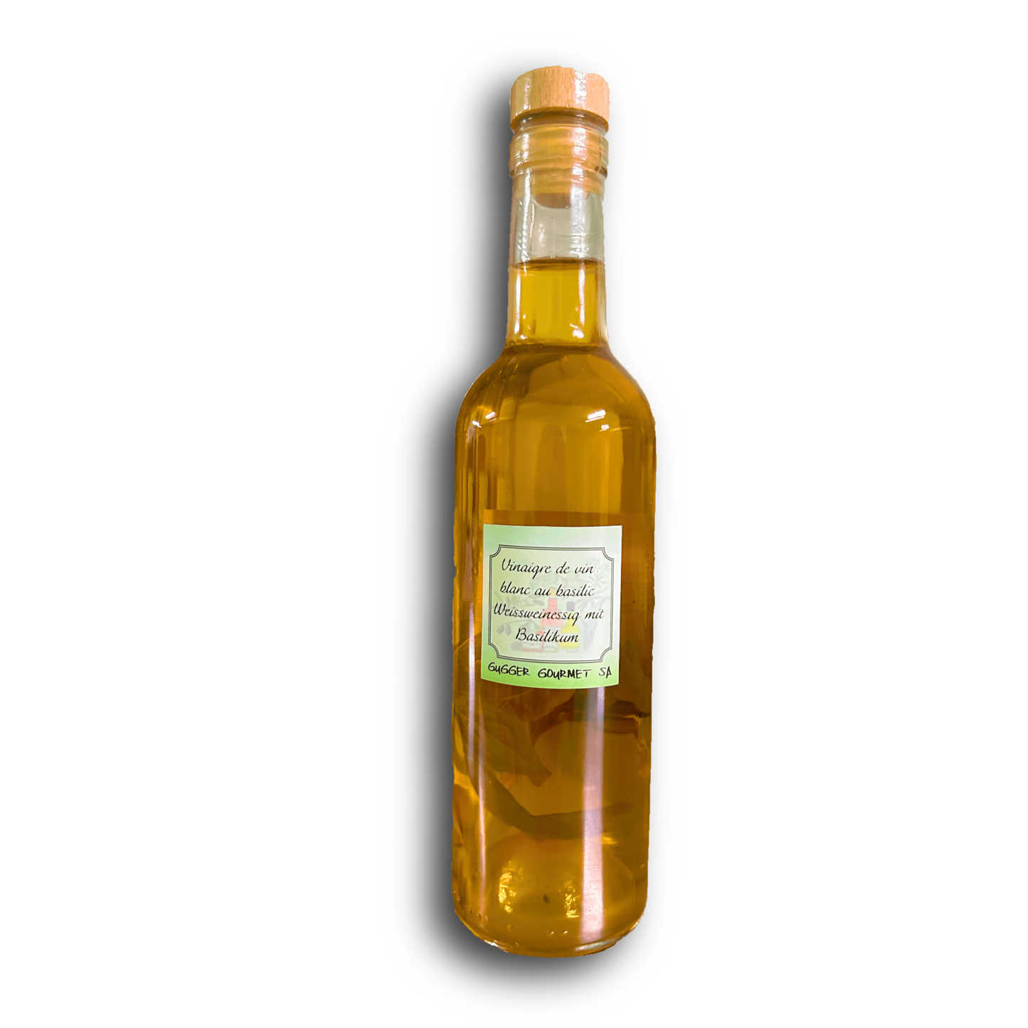 Vinaigre de vin blanc au basilic 375ml