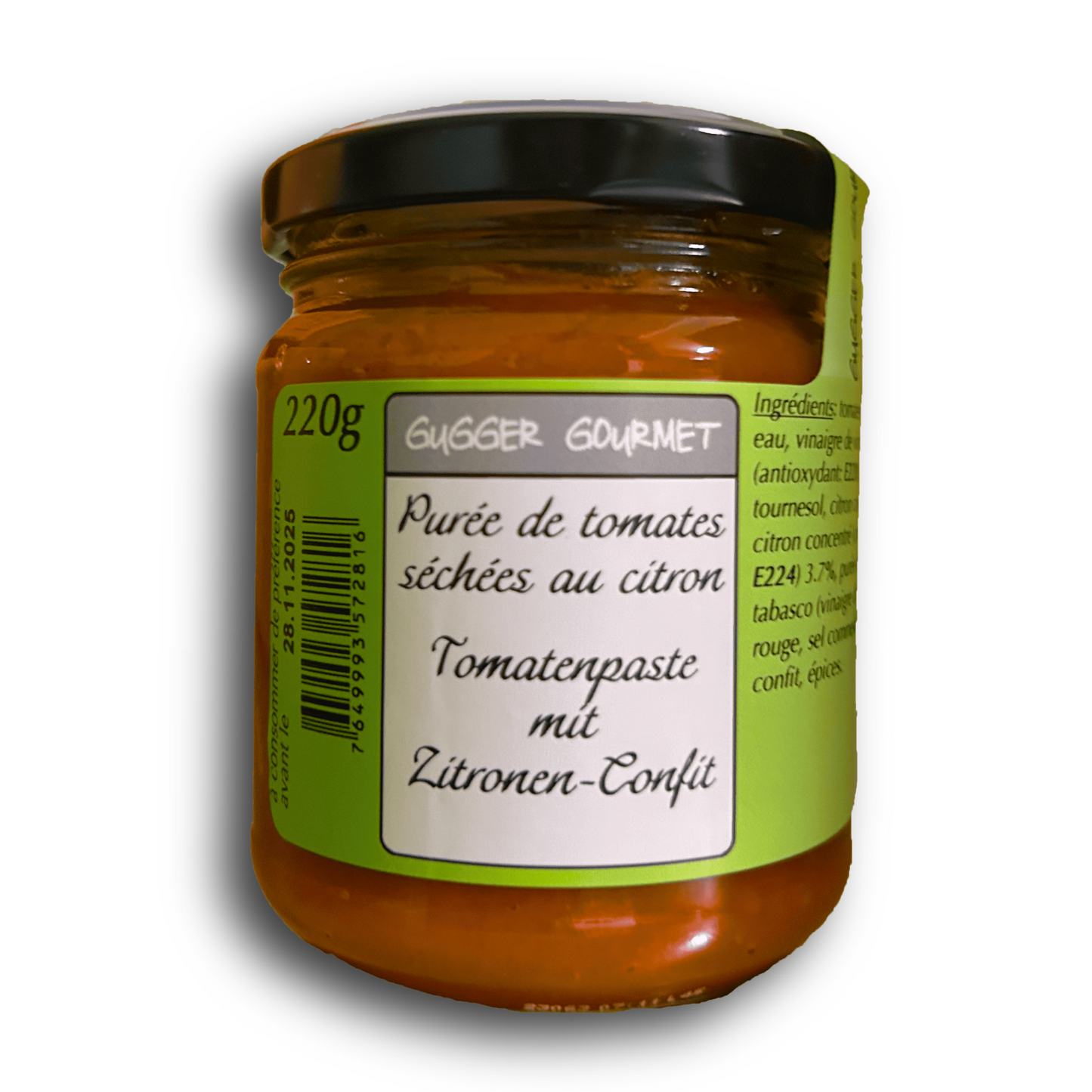 Tomatenpaste mit Zitronen-Confit 220g